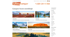 Desktop Screenshot of holidaycamper.nl